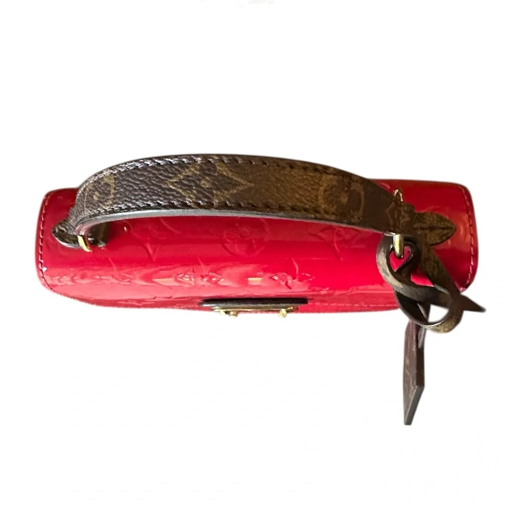 Louis Vuitton LV Monogram Spring Street patent leather 2 way bag RETAIL 3,000 - Picture 9 of 13